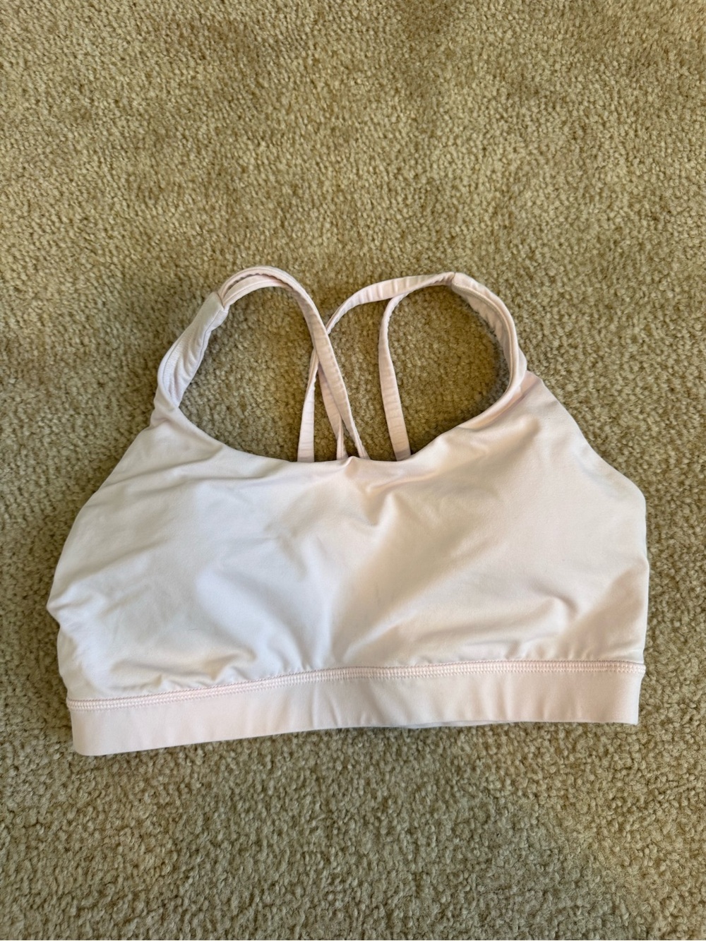 Lululemon pink sports bra size 8